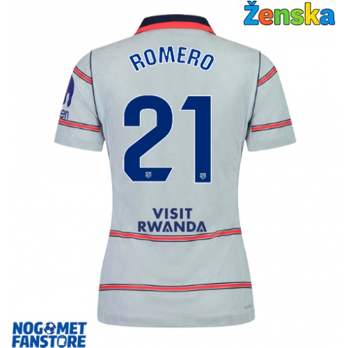 Atletico Madrid Cristian Romero #21 Rezervni Dres za Ženska 2026-27 Kratak Rukav